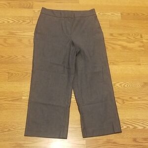 Ann Taylor Charcoal Wide Leg Pants